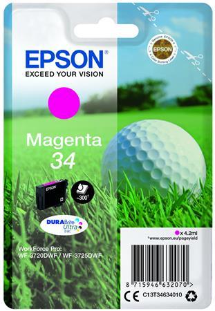 Náplň T34634010 k tlačiarni WorkForce WF-3720DWF, EPSON, magenta, 4,2 ml 1