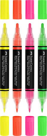 Dekoračný popisovač, sada, 1,0/3,0 mm, obojstranný, akrylový, FABER-CASTELL "Shake&Paint", 2