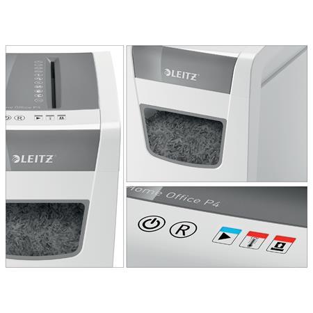 Skartovací stroj, konfety, 10 listov, LEITZ "IQ Slim Home Office" 8