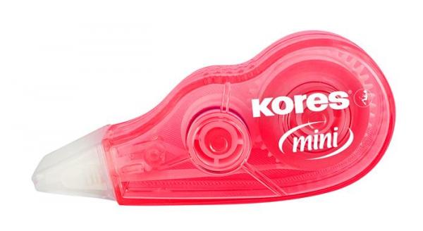 Korekčný roller, 4,2 mm x 3 m, KORES "Mini", mix farieb 4