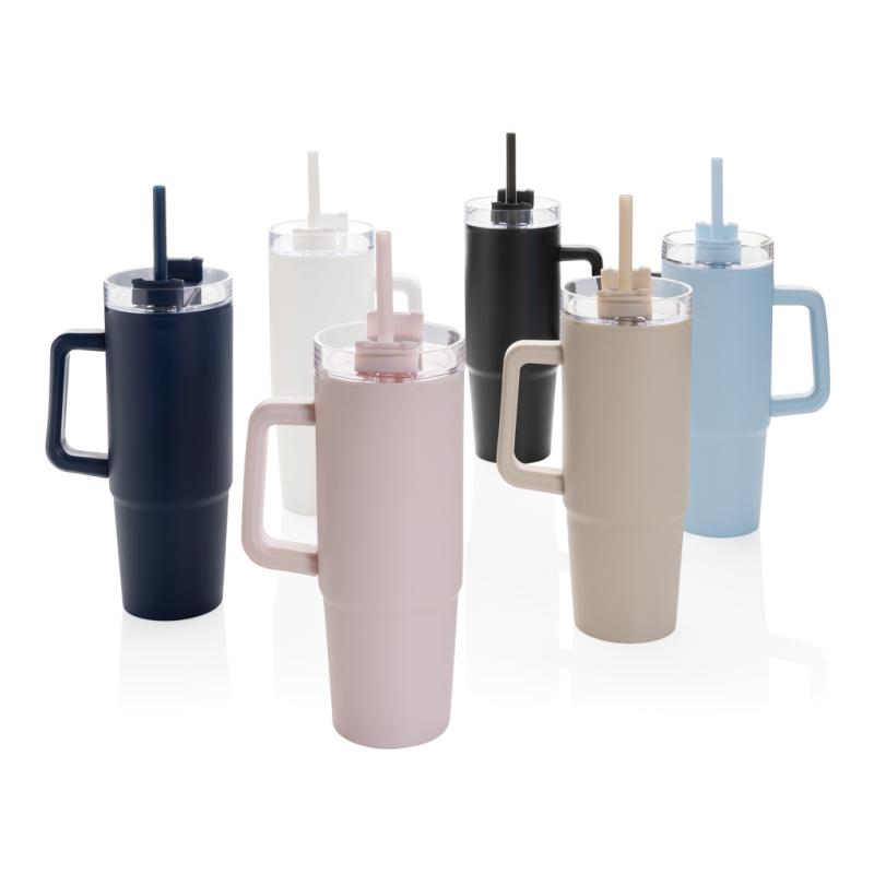 Termohrnček s madlom Tana 900ml z RCS plastu béžová 8
