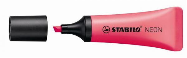 Zvýrazňovač, 2-5 mm, STABILO "Neon", ružový 2
