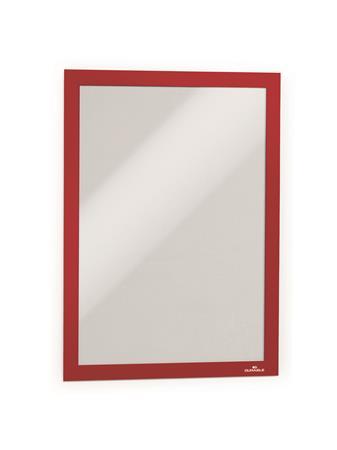 Informačný panel, A4, samolepiaci, DURABLE "DURAFRAME®", červená 1