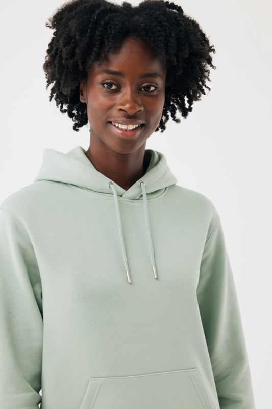 IQONIQ Joshua Unisex mikina s kapucňou z rec. bavlny Iceberg green XL 9