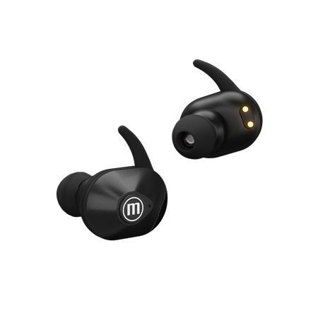 Slúchadlá, bezdrôtové, Bluetooth 5.0, s mikrofónom, MAXELL "Mini Duo", čierna 3