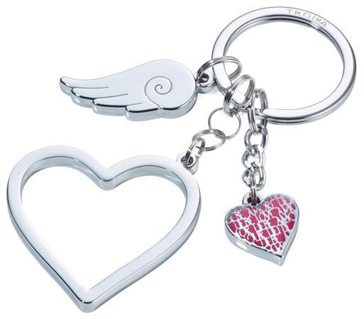 Kľúčenka, s 3 charm ozdobami, TROIKA "LOVE IS IN THE AIR" 1