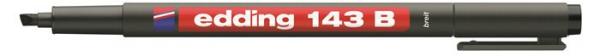 EDDING Permanentný popisovač "143b ohp", čierny