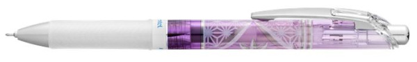 Gélové pero, 0,25 mm, stláčací mechanizmus, PENTEL "EnerGel BLN75 Kiriko, Asaba Kikka", mo
