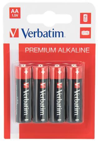 Batéria, AA, tužková, 4 ks, VERBATIM "Premium" 1