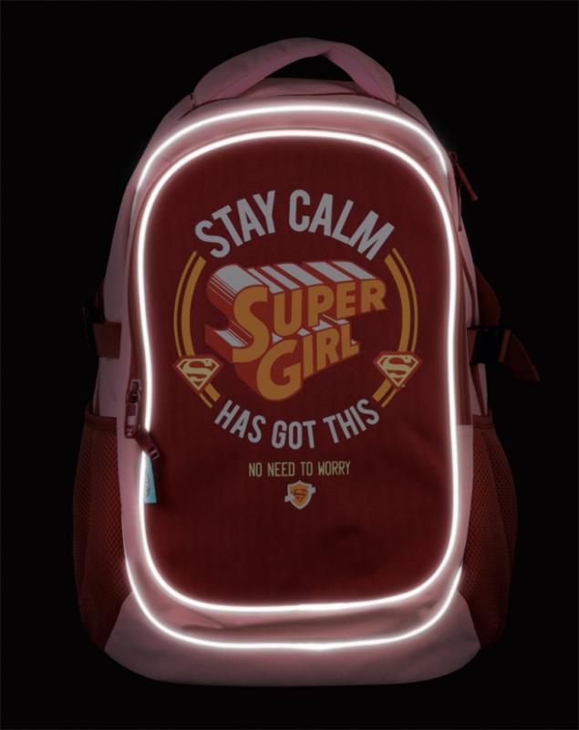 Školský batoh s pršiplášťom Supergirl – STAY CALM 4