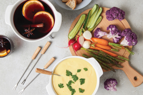 BOSKA súprava na syrové fondue Party – 750 ml biela 11