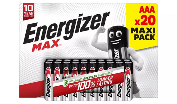 Batéria, AAA mikro, 20 ks, ENERGIZER "Max" 1