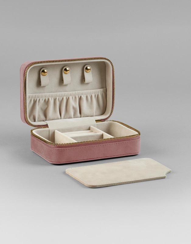 Velvet Travel Jewellery Box 5