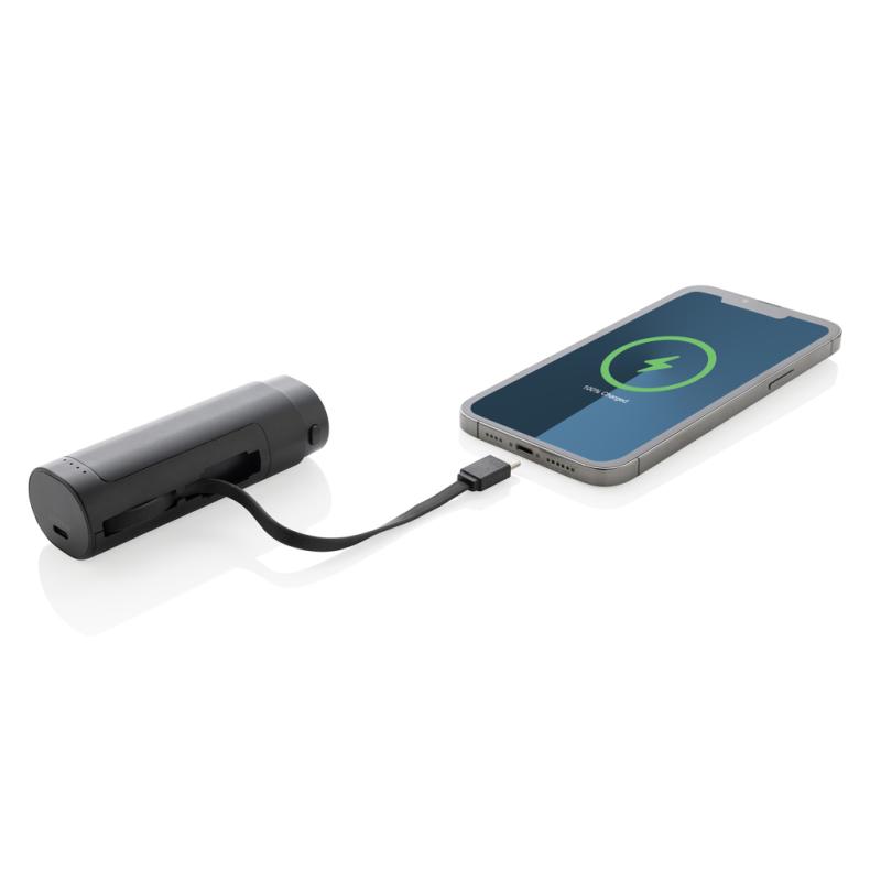 Powerbanka 5000mAh CycleCell s odnímateľnou batériou čierna 8
