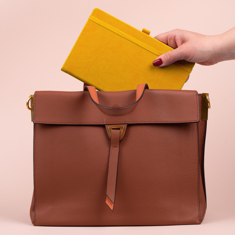 NOTIQUE Notes Žltá, linajkovaný, 13 x 21 cm 7