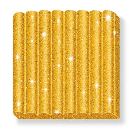 Modelovacia hmota, 42 g, FIMO "Kids", glitrová zlatá 2