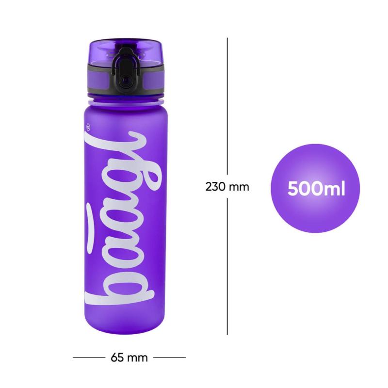 BAAGL Tritanová fľaša na nápoje Logo fialová 6