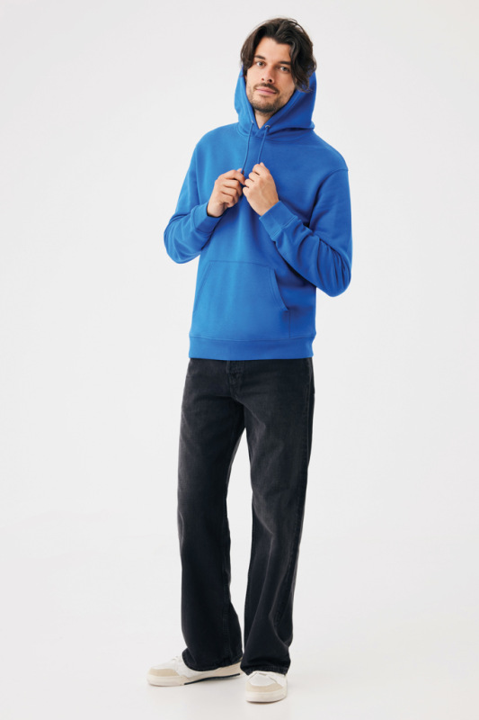 IQONIQ Joshua Unisex mikina s kapucňou z rec. bavlny kráľovská modrá XXXL 5
