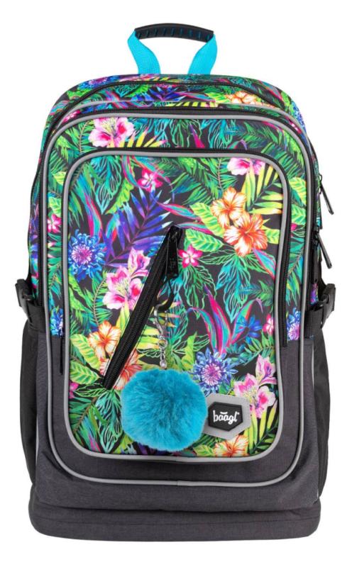 BAAGL SET 5 Cubic Tropical: batoh, penál, sáček, notes, silikonové pouzdro 1