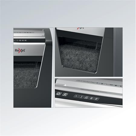 Skartovací stroj, mikrokonfety, 10 listov, REXEL, "Momentum M510" 6