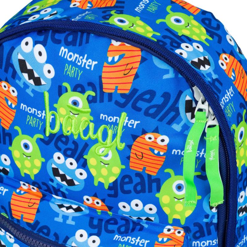 BAAGL Predškolský batoh Monsters 4