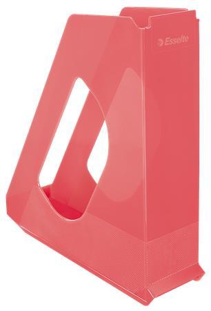 Zakladač, plastový, 68 mm, ESSELTE "Colour`Breeze", koralový 1