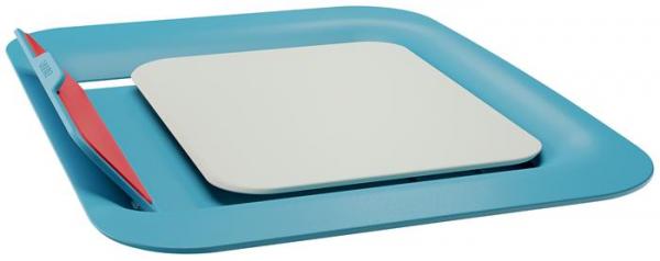 Stojan na notebook, nastaviteľný, LEITZ "Ergo Cosy", pokojná modrá 3