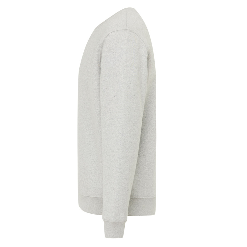 IQONIQ Toria Unisex mikina s okrúhl. výstrihom z rec. bavlny light heather grey S 3