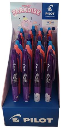 Roller, displej, 0,35 mm, odstrániteľné písmo, PILOT "Frixion Ball Fancy", "Frixion Clicke 1