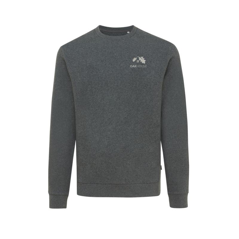 Nefarbená mikina IQONIQ Denali z recykl. bavlny heather anthracite XXXL 4