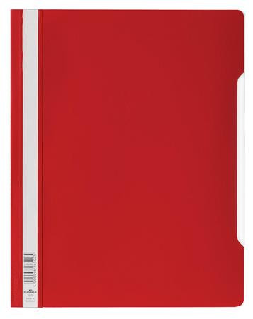 Rýchloviazač, PP, A4+, DURABLE, červený 1