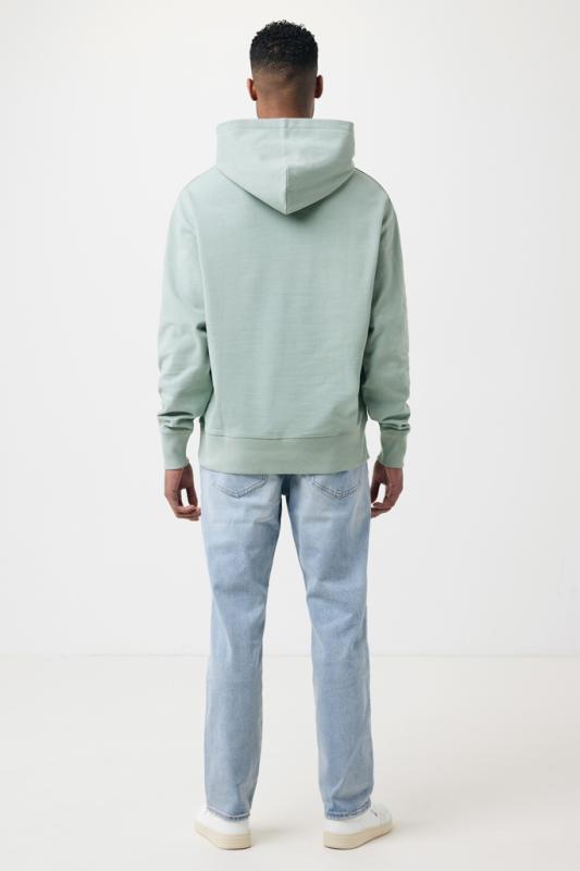 Mikina s kapucňou IQONIQ Yoho relaxed fit z recykl. bavlny Iceberg green XXXL 5