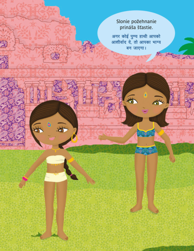 ŠATY PRE AŠNU ─ Kniha samolepiek 4