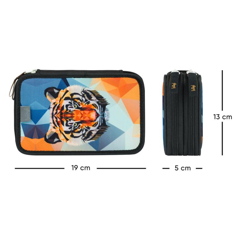 BAAGL Školský peračník dvojposchodový Tiger 4