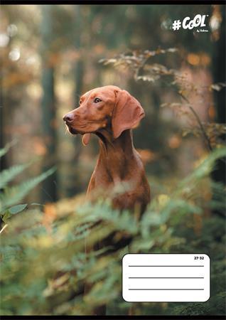 Zošit, A5, štvorčekový, 32 listov, COOL BY VICTORIA, "Hounds", 27-32 2