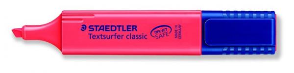Zvýrazňovač, 1-5 mm, STAEDTLER "Textsurfer Classic", červený 2