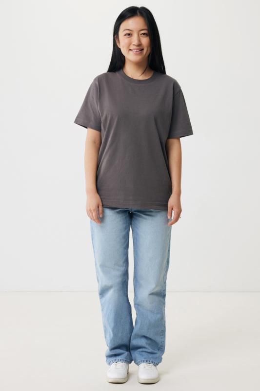 Tričko IQONIQ Kakadu relaxed fit z recykl. bavlny antracitová XXL 6