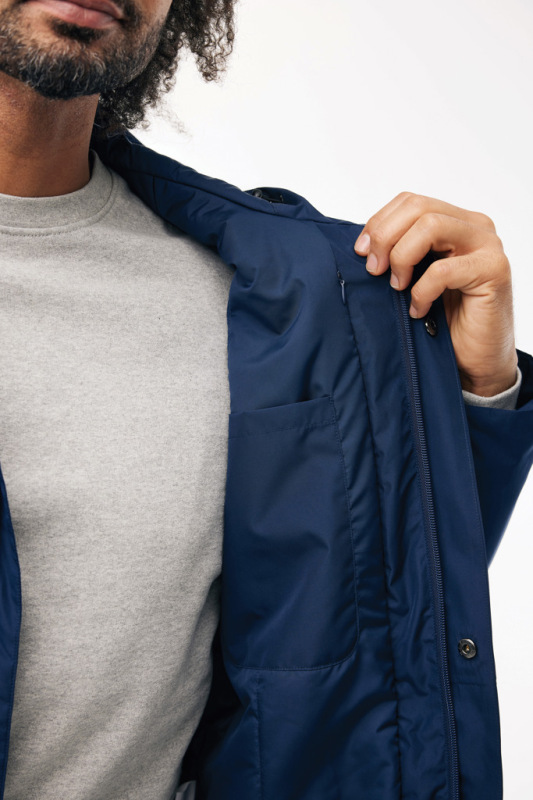 IQONIQ Thelon parka z recyklovaného polyesteru námornícka modrá 4XL 13