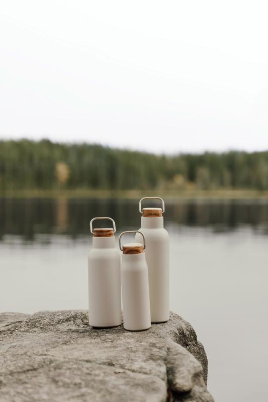 Termo fľaša VINGA Ciro 800ml z RCS recykl. ocele sivá 5