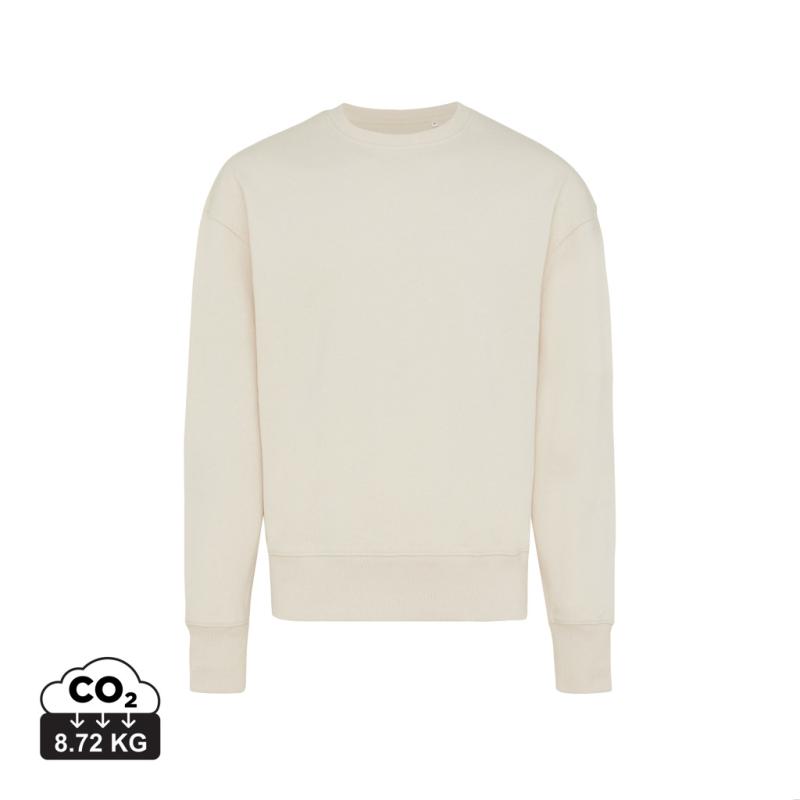Mikina IQONIQ Kruger relaxed fit z recykl. bavlny natural raw XXL