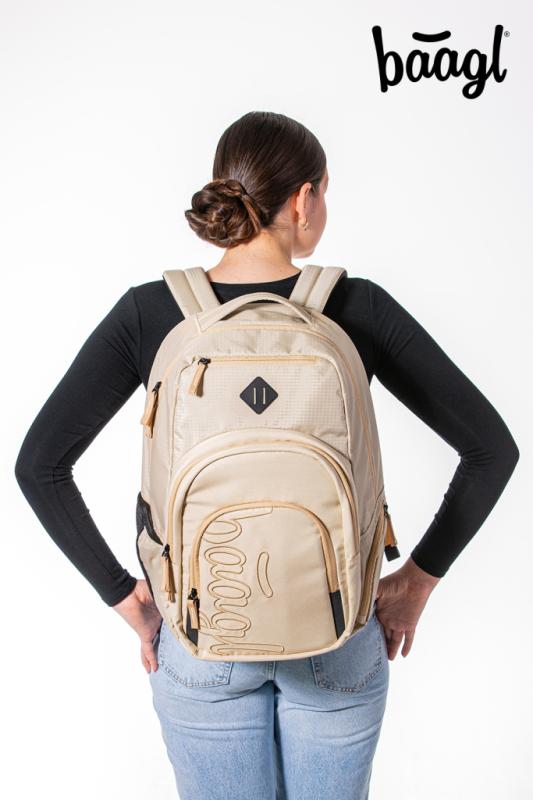 BAAGL SADA 3 Coolmate Beige: batoh, peračník, vrecko 8