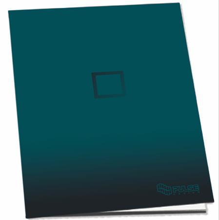 Zošit, A5, štvorčekový, 52 listov, PULSE "Dark Colours" 2
