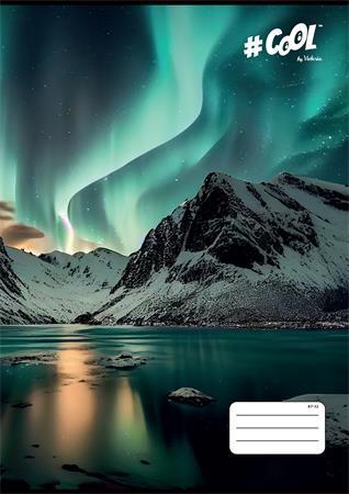 Zošit, A4, štvorčekový, 32 listov, COOL BY VICTORIA, "Aurora borealis", "87-32" 1