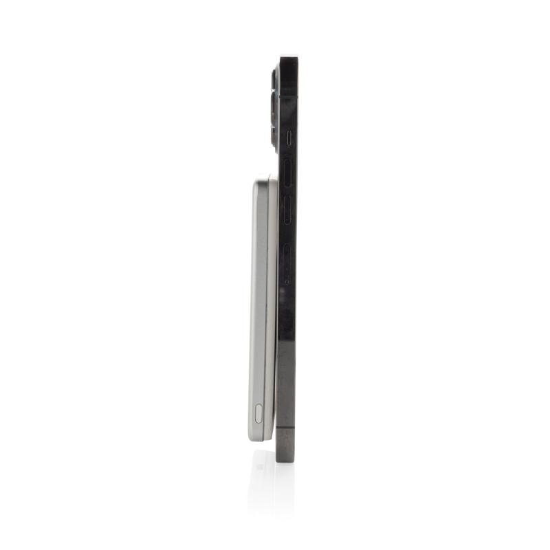 Magnetická powerbanka Orion 5000mAh 5W z RCS hliníka strieborná 5