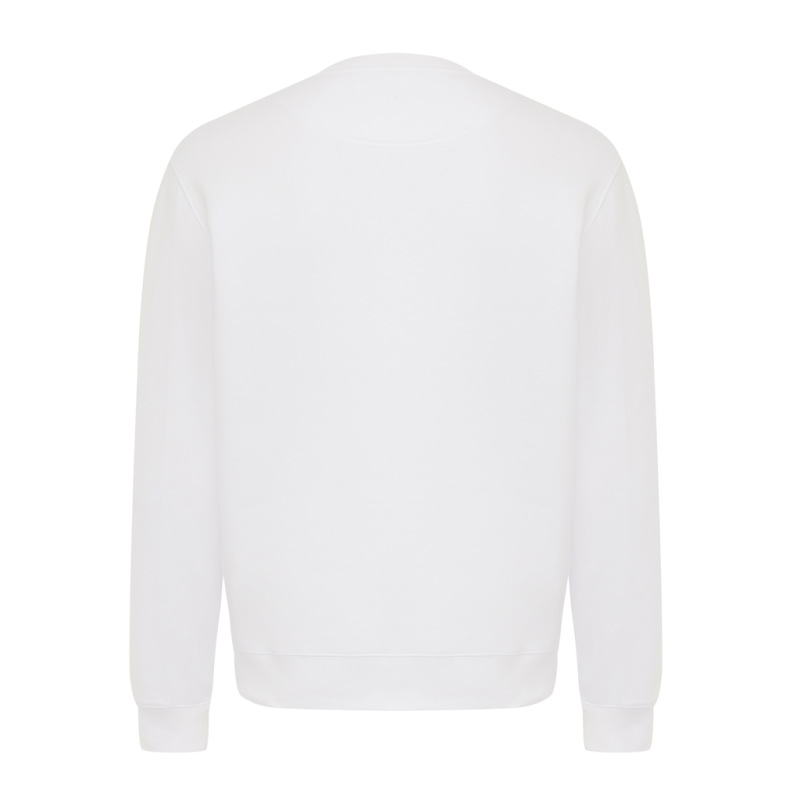 IQONIQ Toria Unisex mikina s okrúhl. výstrihom z rec. bavlny recycled white 5XL 2