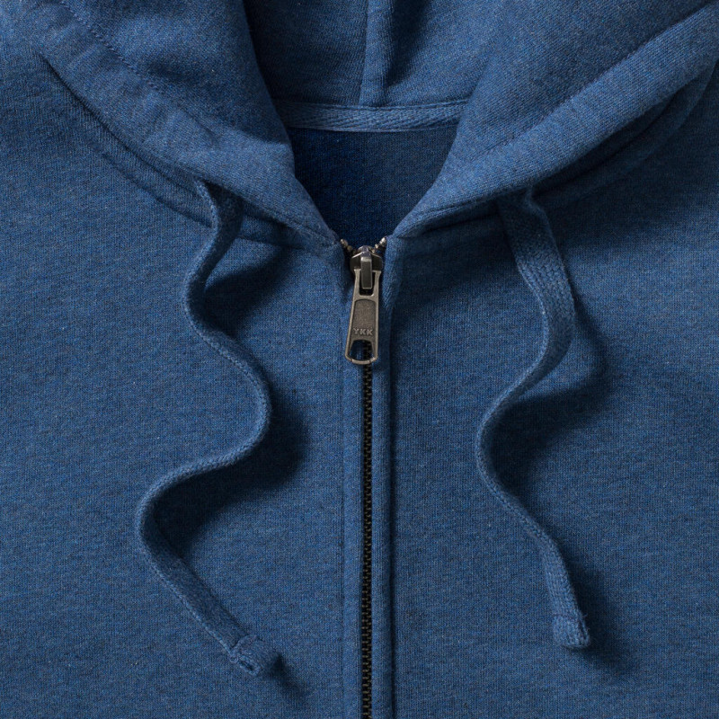 Pánska mikina Authentic Melange Zipped Hood Sweat 4