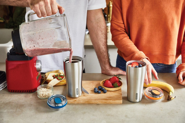 Cestovný nerezový termo hrnček 600ml Black+Blum oranžová 14