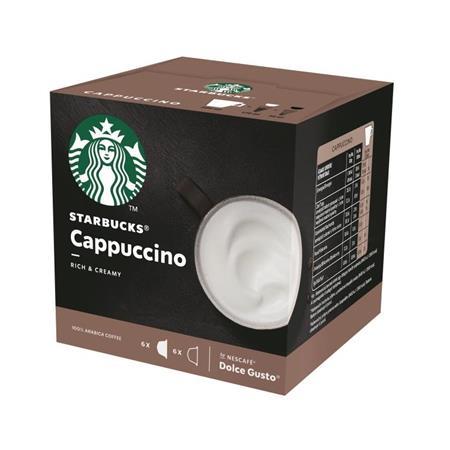 Kávové kapsuly, 12 ks, STARBUCKS by Dolce Gusto®, "Cappuccino" 1