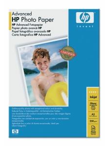 Foto papier Q8697A, k atramentovým tlačiarňam, A3, 250 g, lesklý, HP 1