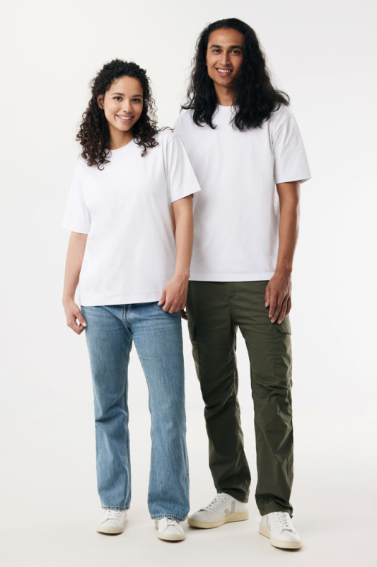 IQONIQ Nikko tričko z hrubej recyklovanej bavlny recycled white 4XL 14